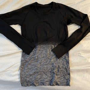 Lululemon two tone top